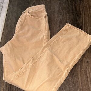 BDG Women's Light Tan Straight Leg Jeans